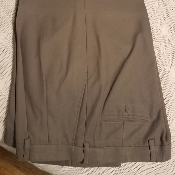 Mens Dress Pants size 38x30 light olive/grey color - Picture 1 of 6